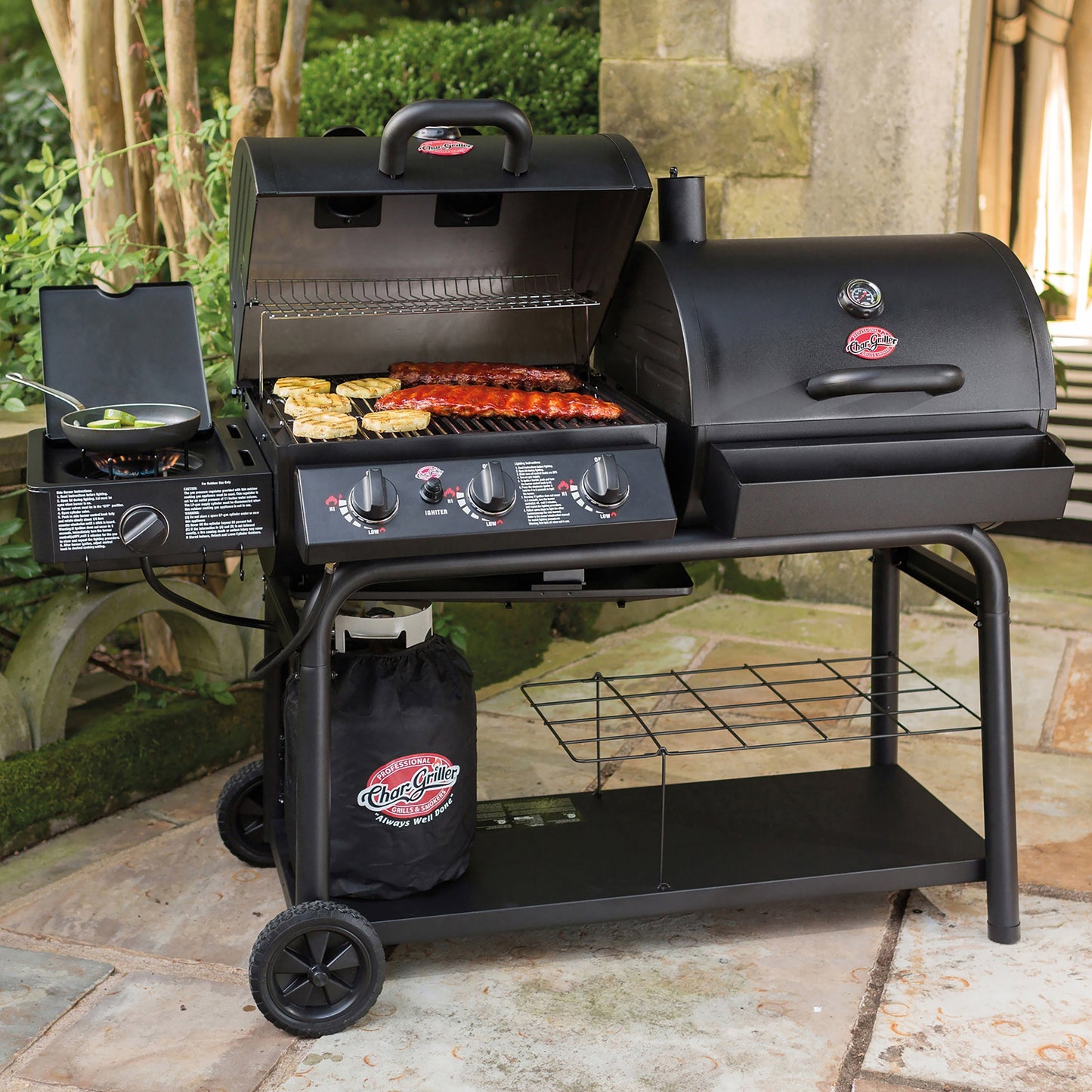 Ex-Display Char-Griller DUO Gas and Charcoal BBQ