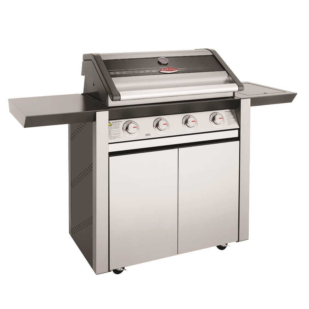Ex-Display Beefeater 1600S 4 Burner BBQ & Side Burner Trolley