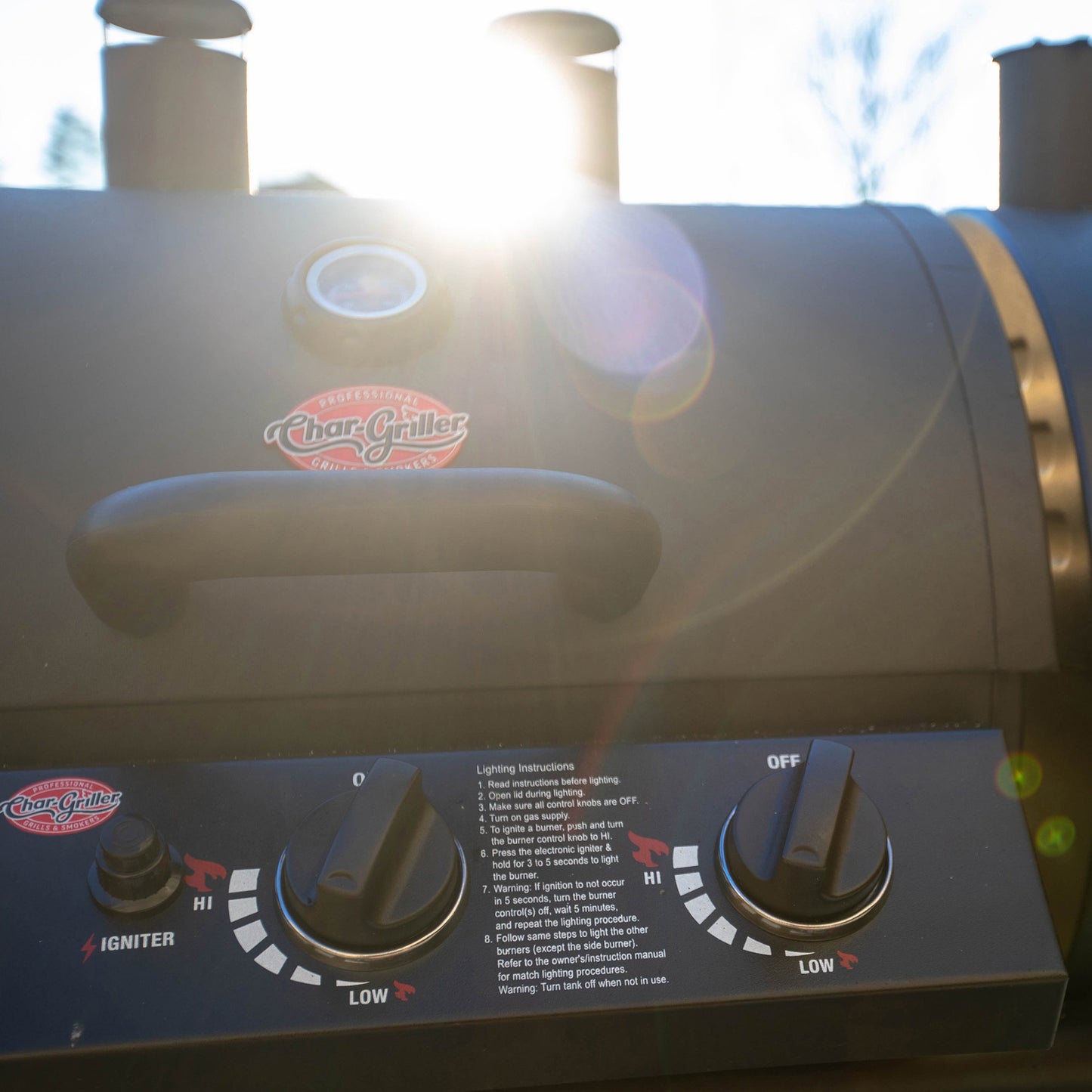 Ex-Display Char-Griller DUO Gas and Charcoal BBQ