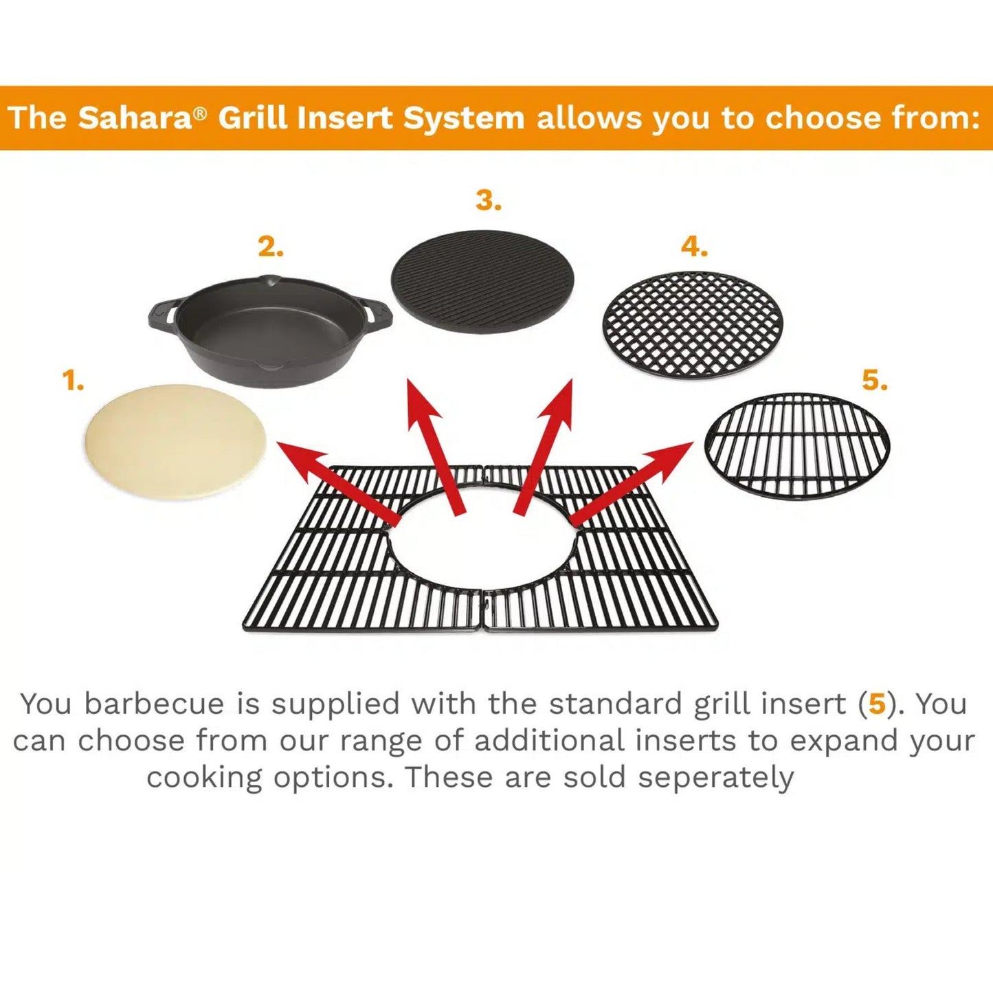 Ex-Display Sahara Forge Host 61cm Charcoal BBQ