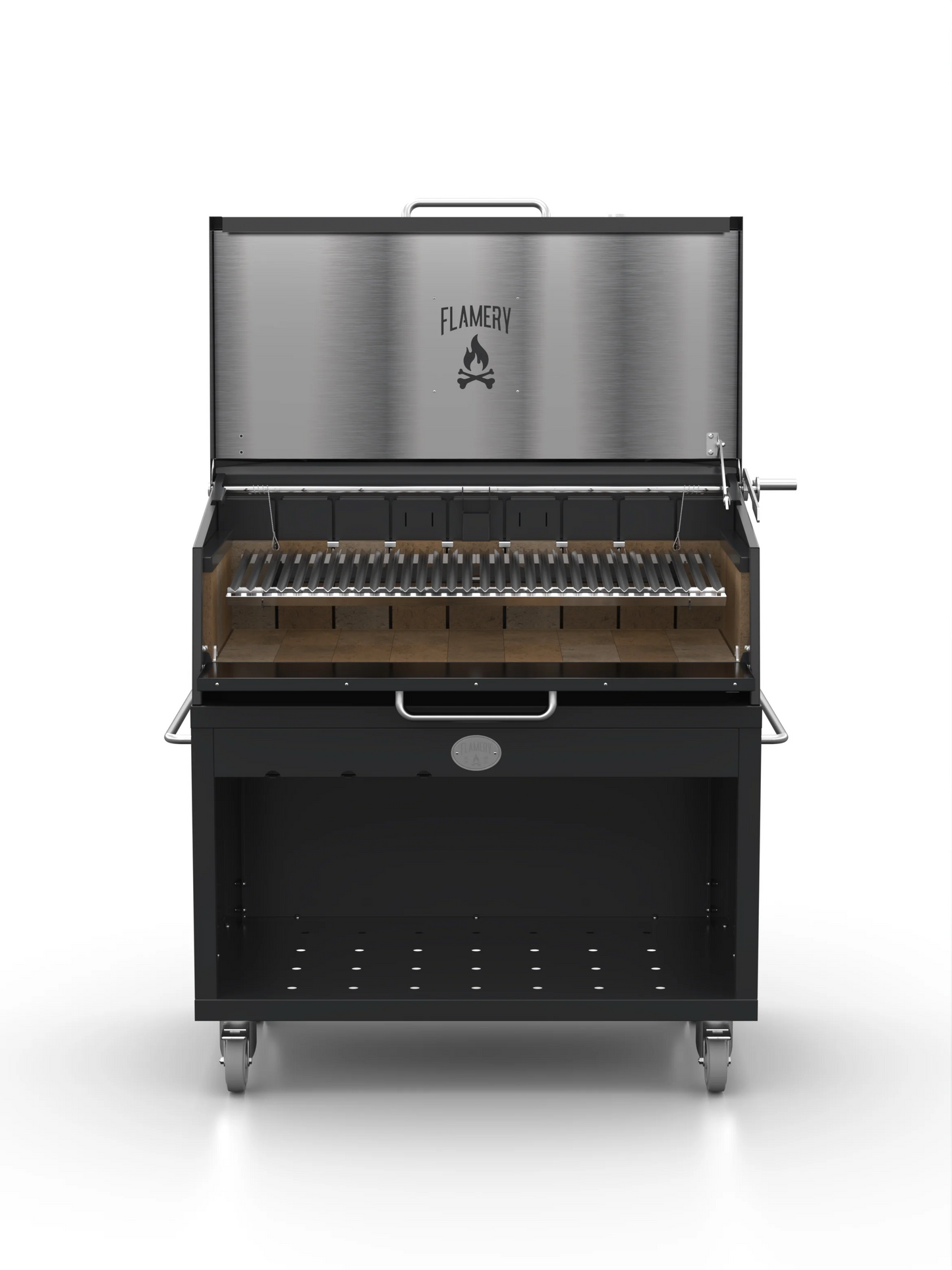 Flamery Large Asado PRO 2.2 Grill on Trolley
